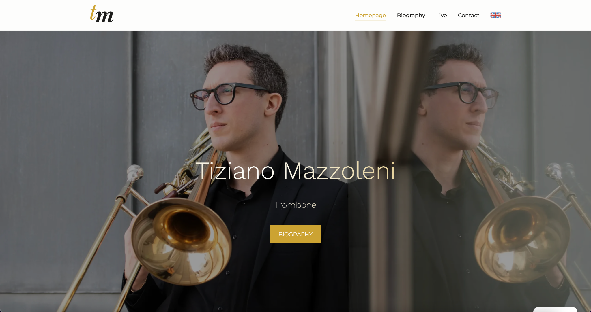 Screenshot tizianomazzoleni.com